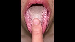 My tongue 003 (tongue fetish, 舌フェチ)