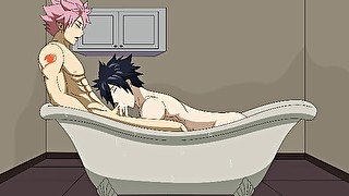 Natsu fucks Gray Anime gay Hentai Yaoi