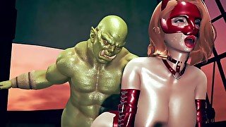 sexy pirates girl and futanari spanked by the goblin - hmv