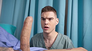 Twink screams feeling the hardest cock in his tiny bum