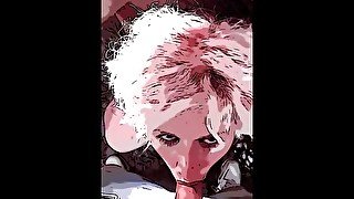 Blowjob -comic style - Deepthroat