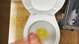 Jerking off in different bathrooms until I cum