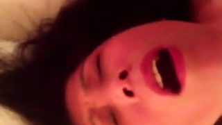 Japanese mature cums harder when he facials her