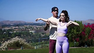 Nicole Vaunt wants to finish her workout with hard fucking