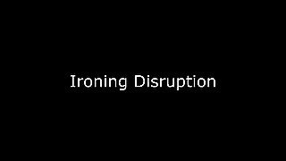 Pet girl ironing disruption