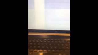 The squirt that fucked the laptop 