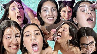 Huge Cumshots Compilation - Facial - Cum in Mouth - Cum Swallow