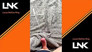 Loud moaning huge hands free cumshot slowmotion