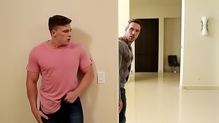 Alluring gay doggystyle ravished hardcore moaning