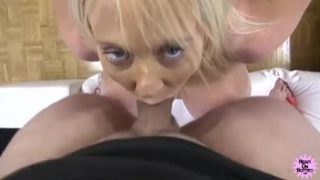 Pleasing Kayla Kleevage in blowjob video