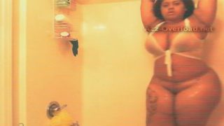 Awesome busty black huzzy in private amateur XXX video