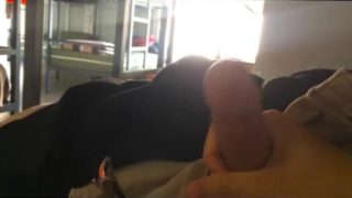 Asian Jerking off in Hostel almost Got CAUGHT