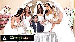 Step mommy'S BOY - Furious MILF Brides Reverse Gangbang Hung Wedding Planner For Wedding Planning Mistake