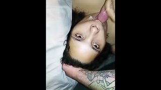 FACE FUCKED, SEXI MAMA LOVES CUM, SO I GAVE HER A MOUTHFUL