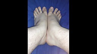 Playing With My Feet As Requested, Test Video