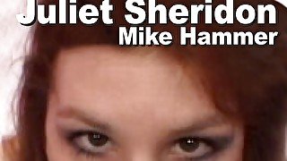 Juliet Sheridon & Mike Hammer pink dildo suck fuck cumshot