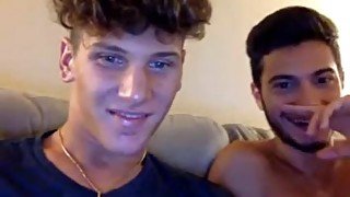 2 Handsome Italian Boys With Bubble Fit Asses Cum On Cam