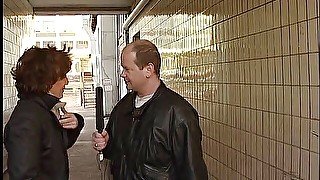 Girl talking to a reporter