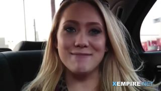 Blondie gets gangbanged like a whore