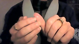 Webcam 28 decembre 2016 female hand licking fetish fingers sucking thumb