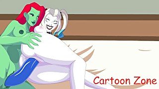 HARLEY QUINN AND POISON IVY LESBIAN PORN VIDEO