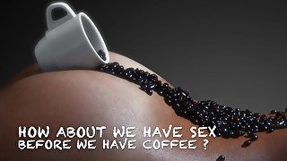 NSFW. Audio only: Morning Sex With a HOT girl+role play. Sexy moanings and powerful orgasm!