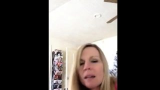 Blonde milf public sex