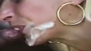 Hot Milf gets Facial Jizz from BBC.