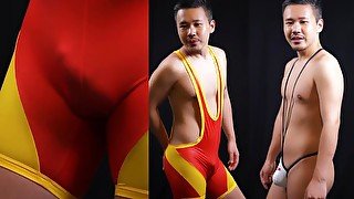 (underwear try-on) GX3 GLOSS TOUCH DX SINGLET