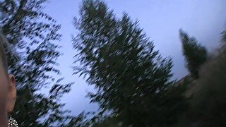 PublicAgent Russian blonde gets fucked in the bushes