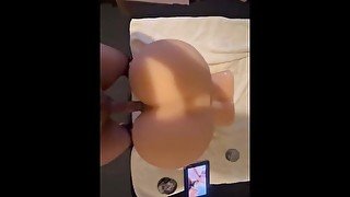 First time recording with my Fuck Me Silly Bubble Butt Mega Masturbator