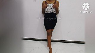 Sri lankan office girl dressing&undressing