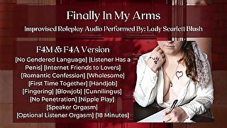 F4M Audio Roleplay - A Romantic Confession From Your Internet Friend - Friends to Lovers Improv