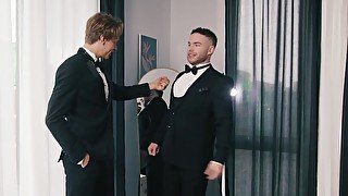 The groom has one last chance to fuck his best friend