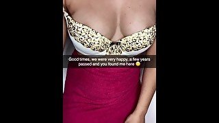 Hot dancer cheated on her boyfriend on snapchat with her old nerdy friend from high school