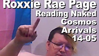 Roxxie Rae Page Reading Naked The Cosmos Arrivals 14-05