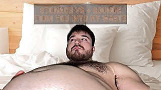 Giant vore - stomach vr + sounds - turned into my waste