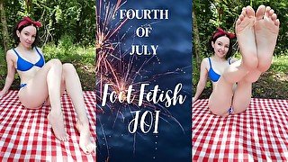 Foot Fetish Fourth of July JOI