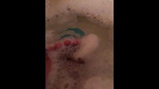 Soaking my feet