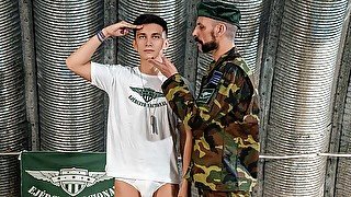 Military fucking with Vincent Landi and Joris Leonard