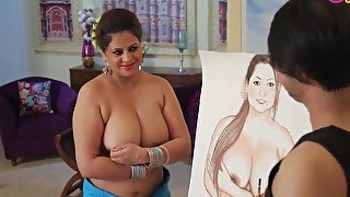 Desi Indian Maid Ki Painting Ke Baad Jabardast Chudayi