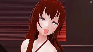 3D HENTAI SteinsGate Kurisu Makise fucking and orgasm