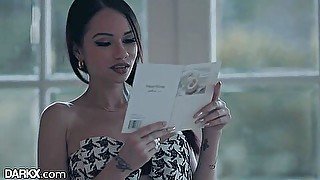 Fruity Darkhaired Babe Raven Bay Takes Two Big Black