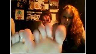 Omegle college girl feet soles