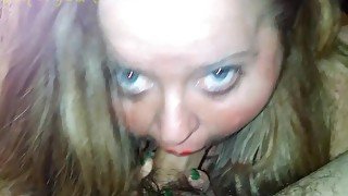 Fatty BBW MILF CAM Girl Sucks Cock like an Ugly Deepthroat BJ Whore