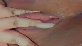 Rubbing my pussy for you to cum to