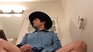 Cowboy On Toilet Gay Foot Worship POV