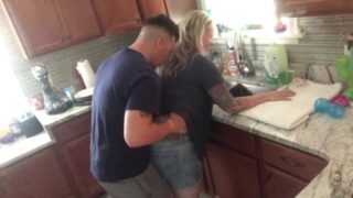 Flash Gordon says No More Dishes and fucks Pregnant hot milf (FACIAL@end)