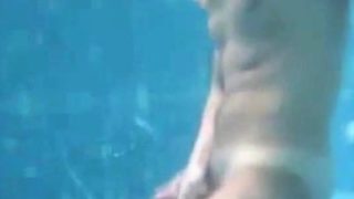 Str8 underwater and cum