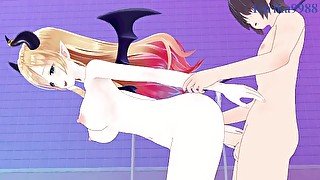 Yuzuki Choco and I have intense sex at a love hotel. - Hololive VTuber Hentai